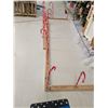 Image 2 : Light-Up Candy Canes w/ 2x4 Support Rails