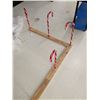 Image 4 : Light-Up Candy Canes w/ 2x4 Support Rails