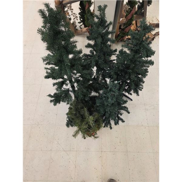 Assorted Lot of Christmas Trees – up to 4’