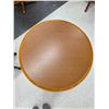Image 3 : Round Wood Table – 30”x 30”H – Condition may Vary