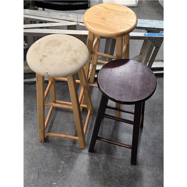 (3) Stools – up to 28” tall
