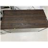 Image 2 : Wooden Table w/ Metal Legs – 60”x 30”x 30”H