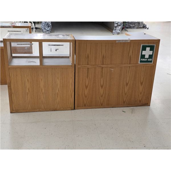 Wooden Counters – 8’x 24”x 42”H