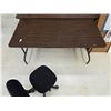 Image 2 : Foldable Table & Rolling Chair – 60”x 30”x 29”H