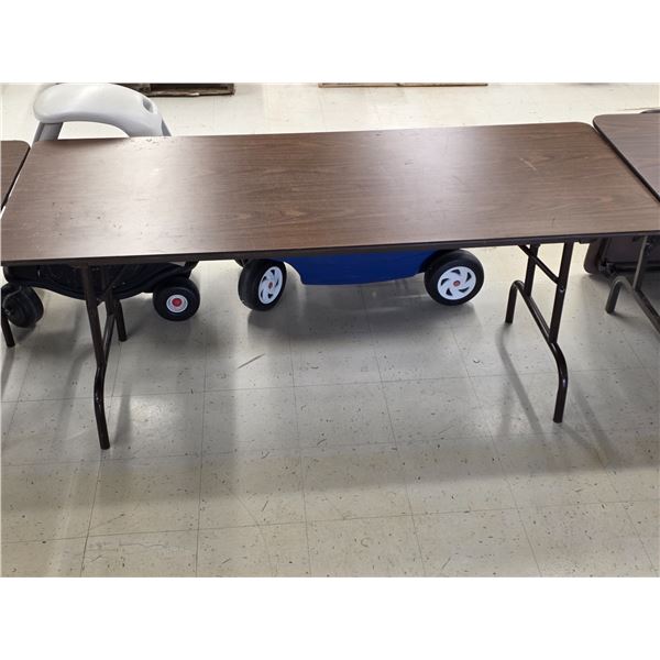 Foldable Table – 8’x 30”x 30” – Condition may Vary