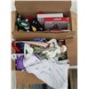 Image 1 : (2) Boxes of Christmas Décor, Craft, etc.