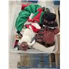 Image 1 : Tote of Christmas Décor, etc.