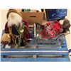 Image 1 : Christmas Décor Lot - Sleigh, Bear, Santa
