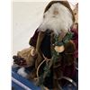 Image 3 : Christmas Décor Lot - Sleigh, Bear, Santa