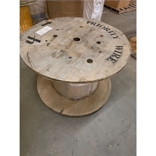 Large Wooden Wire Spool (Empty) – 4’x 33”H