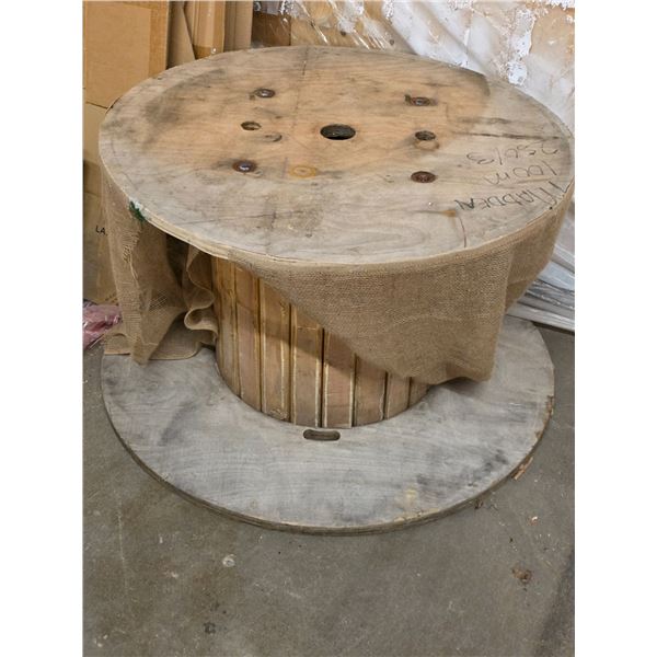 Large Wooden Wire Spool (Empty) – 42” x 27”H