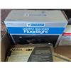 Image 2 : Assorted NIB Lot – Floodlight, Thermostat, Hardware, etc.