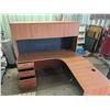 Image 2 : Large Corner Desk Unit, 3 Pieces – 6’ x 6’ x 5 ½’