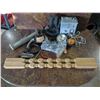 Image 1 : Mixed Lot – Wooden Balusters, Searchlight, Vintage Brown Jug, etc.