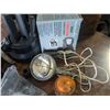Image 2 : Mixed Lot – Wooden Balusters, Searchlight, Vintage Brown Jug, etc.
