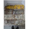 Image 1 : (4) Pairs Vintage Saskatchewan License Plates (1959,1960,1967)