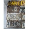 Image 3 : (4) Pairs Vintage Saskatchewan License Plates (1959,1960,1967)