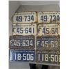 Image 1 : (4) Pairs Vintage Saskatchewan License Plates (1961,1962)