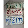 Image 3 : (6) Early 1970’s Saskatchewan License Plates