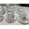 Image 7 : (9) Chinaware Teacup & Saucer Sets
