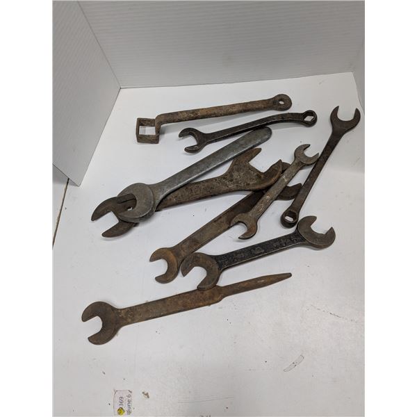 Lot of Assorted Vintage Wrenches