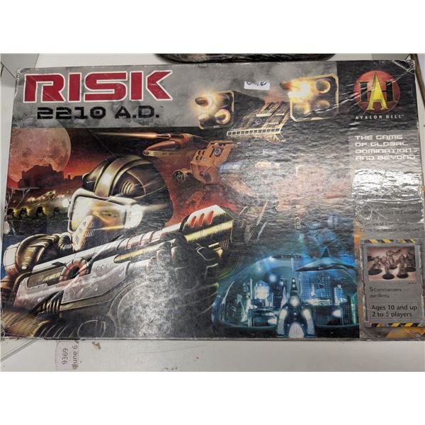 Vintage “Risk 2210 AD” Board Game