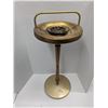 Image 3 : Vintage Pedestal Ashtray Stand w/ Small Glass Ashtray
