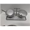 Image 7 : Vintage Corning Ware 6-Cup Stovetop Kettle, Vintage Teapots, Creamer, etc.