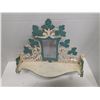 Image 2 : Vintage Handmade Balsa Wood Picture Frame Shelf