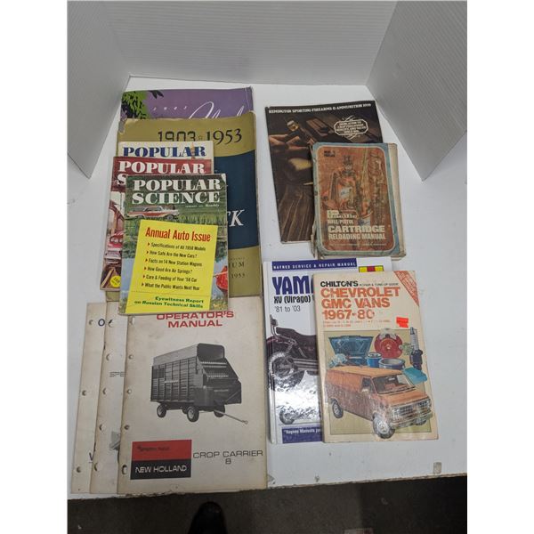 Vintage Auto & Equipment Manuals & Magazines