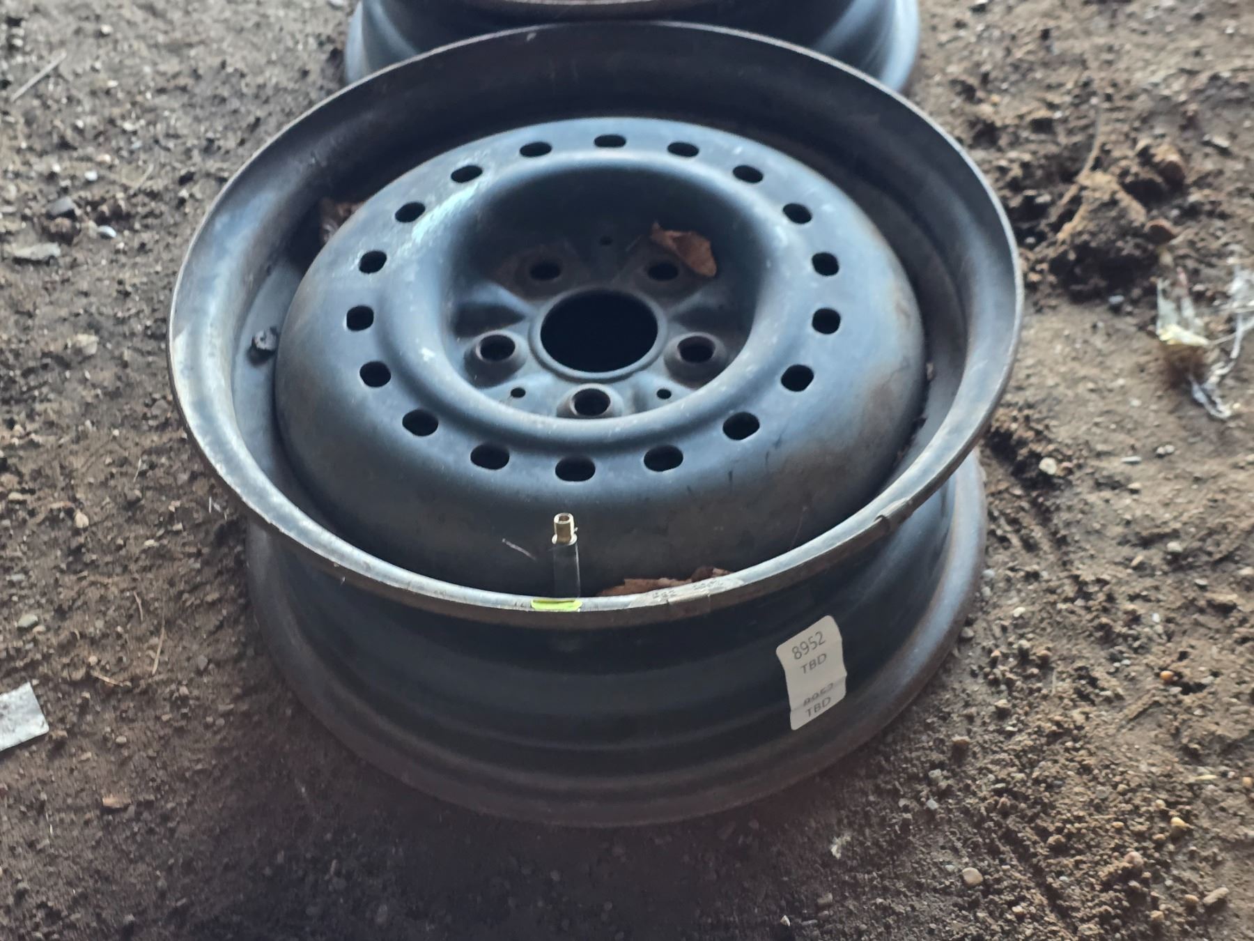 (2) 5-Bolt Steel Rims - Schmalz Auctions