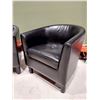 Image 2 : LOT DE 2 FAUTEUILS CLUB SIMILICUIR NOIR
