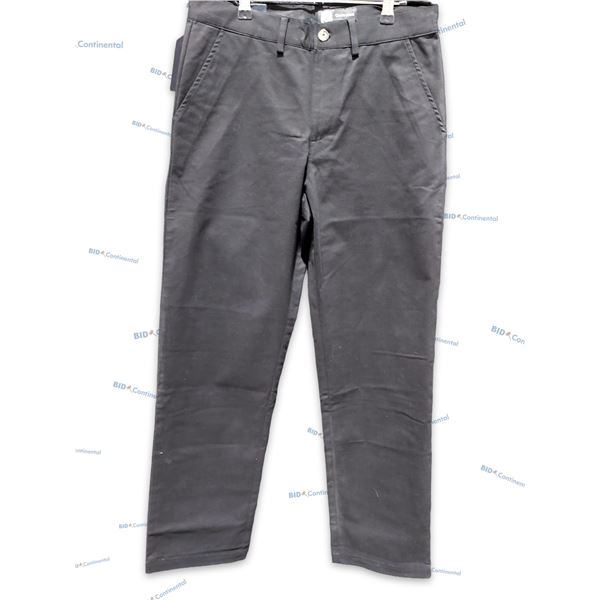 PANTALON PORTAL DIMENSION CHINO NOIR GRANDEUR: 30X32, (NEUF)