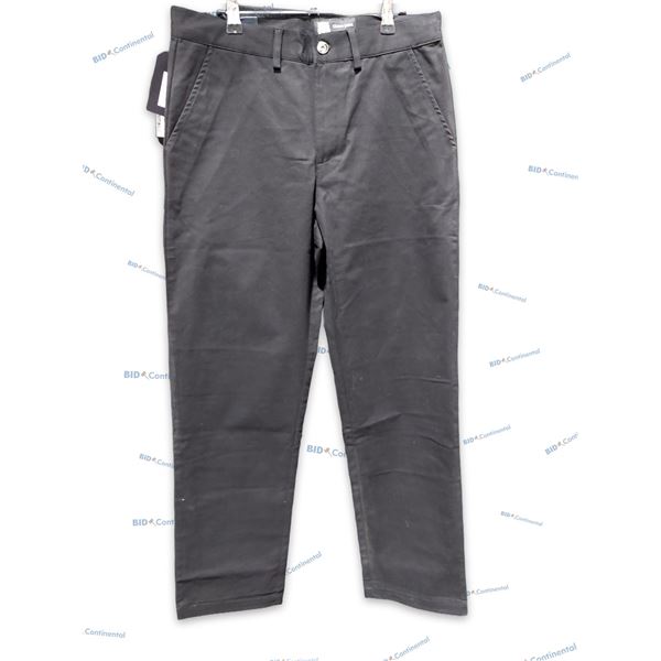 PANTALON PORTAL DIMENSION CHINO NOIR GRANDEUR: 32X32, (NEUF)