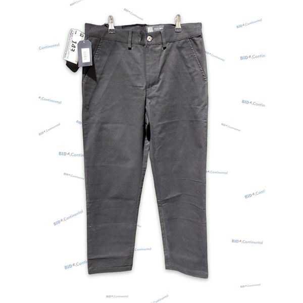 PANTALON PORTAL DIMENSION CHINO NOIR GRANDEUR: 32X32, (NEUF)