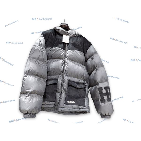 VESTE HOMEBOY BLOWBALL NOIRE VELOURS CÔTELÉ GRANDEUR: XL, (NEUVE)