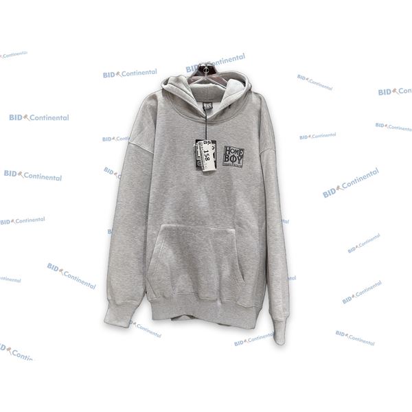 CHANDAIL À CAPUCHE HOMEBOY GRIS GRANDEUR: 2XL OLD SCHOOL HOODIE, (NEUF)
