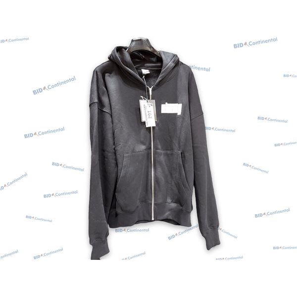 VESTE À CAPUCHE ZIPPÉ HOMEBOY NOIR GRANDEUR: 2XL BOLD BOY ZIPPER, (NEUF)
