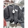 Image 1 : VESTE À CAPUCHE ZIPPÉ HOMEBOY NOIR GRANDEUR: 2XL BOLD BOY ZIPPER, (NEUF)
