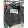 Image 2 : VESTE À CAPUCHE ZIPPÉ HOMEBOY NOIR GRANDEUR: 2XL BOLD BOY ZIPPER, (NEUF)