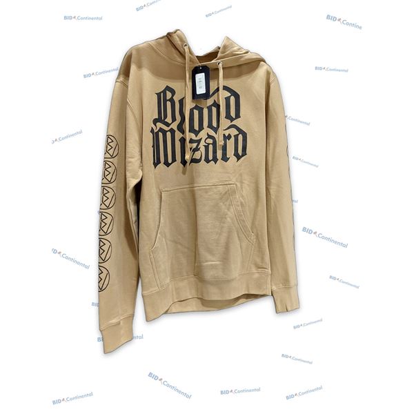 CHANDAIL À CAPUCHE BLOOD WIZARD SABLE GRANDEUR: S OUTER REALMS HOODIE, (NEUF)