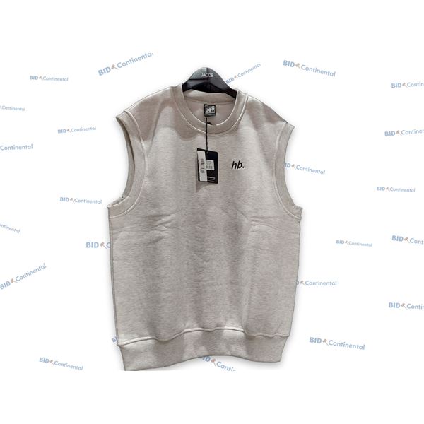 DÉBARDEUR TRICOT HOMEBOY GRIS CHINÉ GRANDEUR: 2XL, (NEUVE)