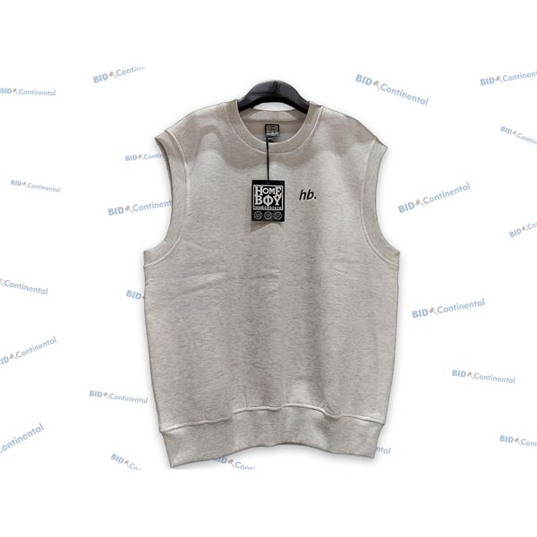 DÉBARDEUR TRICOT HOMEBOY GRIS CHINÉ GRANDEUR: 2XL (NEUVE)