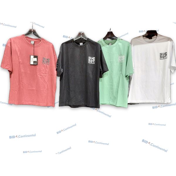 LOT DE 7 T-SHIRTS HOMEBOY ASSORTIS GRANDEUR: M, (NEUFS)