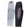 Image 1 : LOT DE 2 JEANS HOMEBOY ASSORTIS GRIS FONCÉ ET BLEU PÂLE GRANDEUR: 34X34, (NEUFS)
