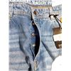 Image 7 : LOT DE 3 JEANS HOMEBOY ASSORTIS BLEU DÉLAVÉ, BLEU VIF ET GRIS BRUN GRANDEUR: 34X34, (NEUFS)