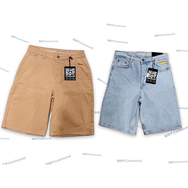 LOT DE 2 SHORTS 30 HOME BOY THE ORIGINAL BAGGY, (NEUFS)