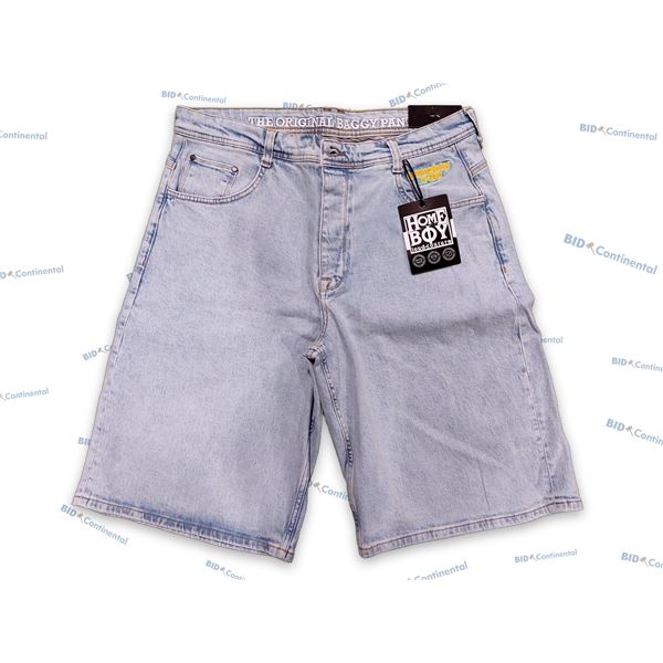 SHORT EN JEAN 34 HOME BOY THE ORIGINAL BAGGY, (NEUF)