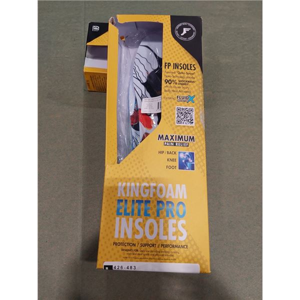 SEMELLES SMALL (USA 4-7.5) FP INSOLES KINGFOAM ELITE PRO JAWS HOMOKI CRACK HOUSE, (NEUVES)