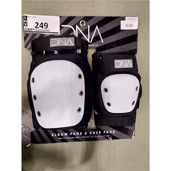 PROTECTIONS COUDES ET GENOUX XL DNA ORIGINAL KNEE & ELBOW, (NEUVES)